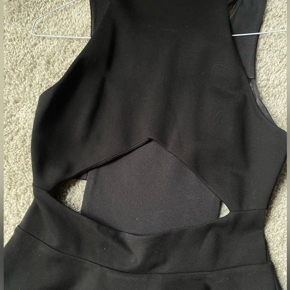 LIKE NEW Parker black mesh cutout dress small - Picture 5 of 9